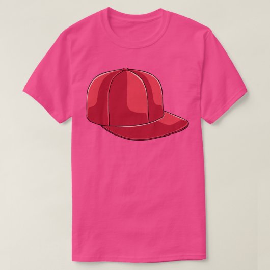 Snapback Baseball Cap T-Shirt (Design vorne)