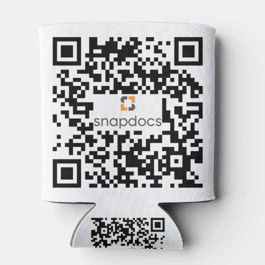 snapdocs qr-Code Dosenkühler (Rückseite)