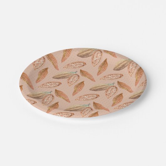 Snapdragon-Blume Pappteller (Schrägansicht)