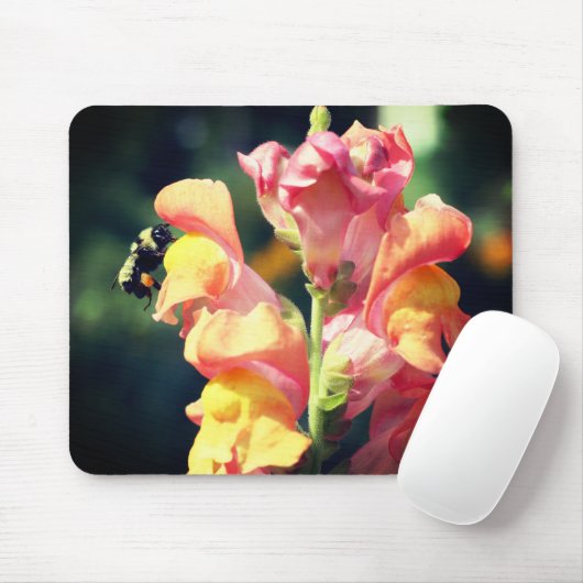 Snapdragon Blume und Hummeln Mousepad (Mit Mouse)
