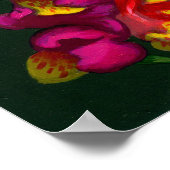 Snapdragon Fairy ART DRINT Fantasy Dragon Blume Poster (Ecke)