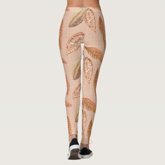 Snapdragon Flower Leggings (Rückseite)