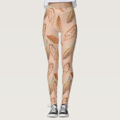 Snapdragon Flower Leggings (Vorderseite)
