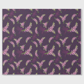 Snapdragon Pflaume Geschenkpapier (Flach)