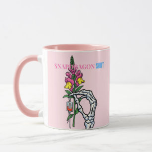 Snapdragon Shift Skeleton Nurse Tasse Dark Spaß IV