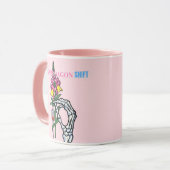 Snapdragon Shift Skeleton Nurse Tasse Dark Spaß IV (Vorderseite Links)