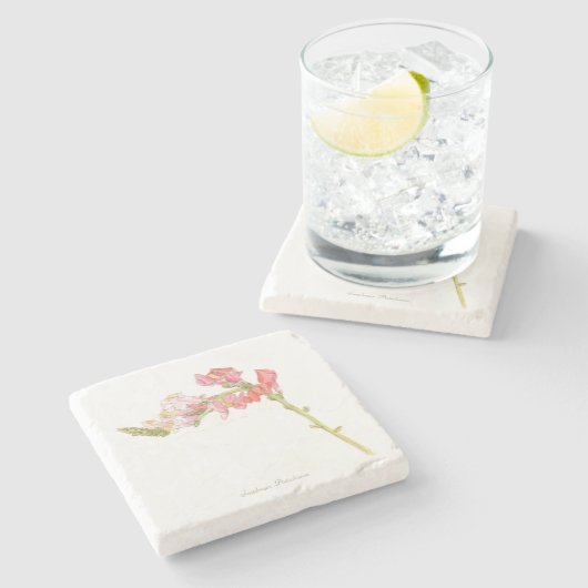 Snapdragon Steinuntersetzer (Seitenansicht)