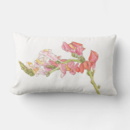 Snapdragon und Cornflower Lendenkissen