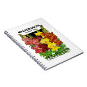 Snapdragon Vintag Seed Packet Notizblock (Rechte Seite)
