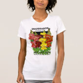 Snapdragon Vintag Seed Packet T-Shirt (Vorderseite)