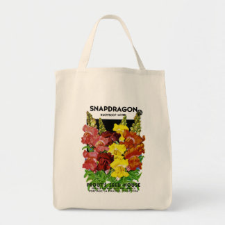 Snapdragon Vintag Seed Packet Tragetasche
