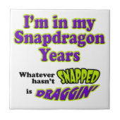 Snapdragon Years Fliese (Vorderseite)
