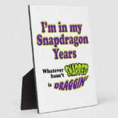 Snapdragon Years Fotoplatte (Seite)