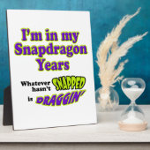 Snapdragon Years Fotoplatte (Seite)