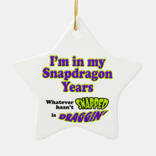 Snapdragon Years Keramikornament