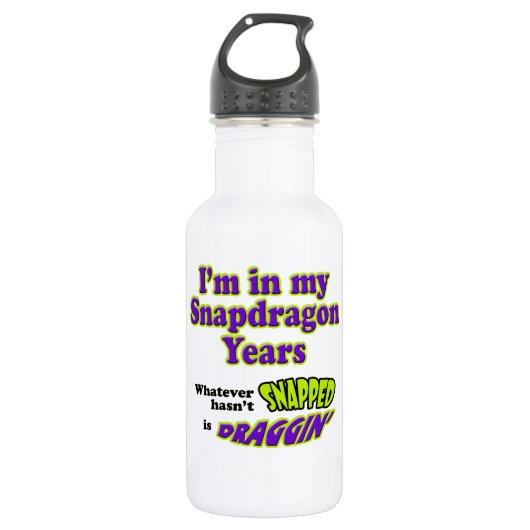 Snapdragon Years Trinkflasche (Vorderseite)