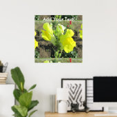 Snapdragon Yellow Blume Poster (Heimbüro)