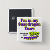 SnapdragonJahre Button (Vorne & Hinten)