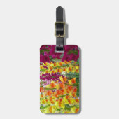 Snapdragons farbenfrohe Blüte Gepäckanhänger (Vorderseite vertikal)