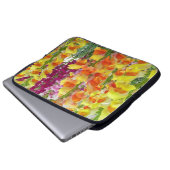 Snapdragons farbenfrohe Blüte Laptopschutzhülle (Vorne Knopf)