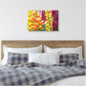 Snapdragons farbenfrohe Blüte Leinwanddruck (Insitu (Schlafzimmer))