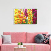 Snapdragons farbenfrohe Blüte Leinwanddruck (Insitu (Wohnzimmer))