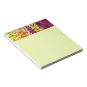 Snapdragons farbenfrohe Blüte Notizblock (angewinkelt)