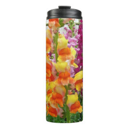 Snapdragons farbenfrohe Blüte Thermosbecher
