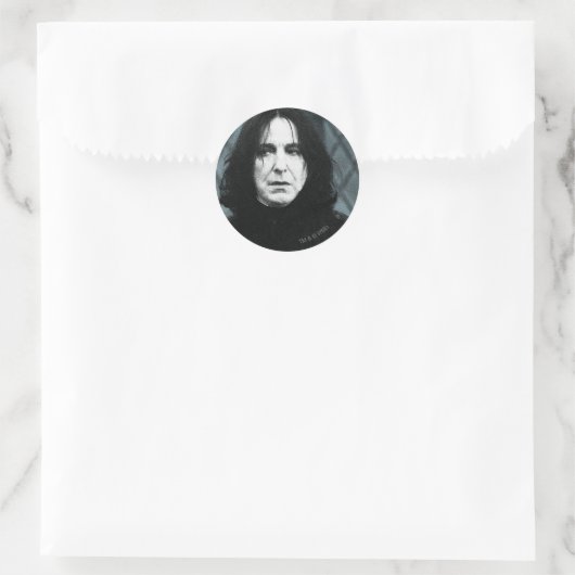 Snape 1 runder aufkleber (Tasche)