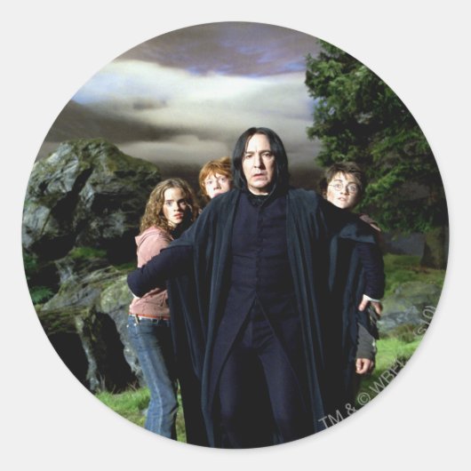 Snape Hermoine Ron Harry Runder Aufkleber (Vorderseite)