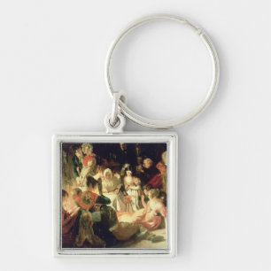 Snapp Apple Nacht (Detail) 3 Schlüsselanhänger