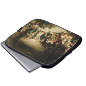 Snapp Apple Nacht Laptopschutzhülle (Vorne Knopf)