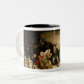 Snapp Apple Nacht Zweifarbige Tasse (Vorderseite Links)