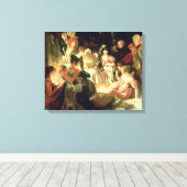 Snapp Apple Night (Detail) 3 Leinwanddruck (Insitu (Holzboden))