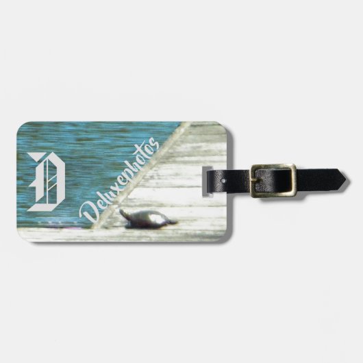 Snapper Turtle Dock Gepäckanhänger (Vorderseite horizontal)