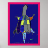 Snapping Turtle Art Poster 18 x 24 (Vorne)