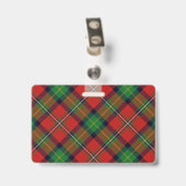 Snappy Clan Boyd Tartan Ausweis (Rückseite mit Clip)