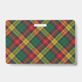 Snappy Clan Buchanan Tartan Ausweis (Rückseite)