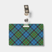 Snappy Clan Colquhoun Tartan Ausweis (Rückseite mit Clip)