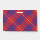 Snappy Clan Hamilton Tartan Ausweis (Rückseite)