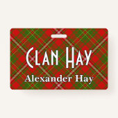 Snappy Clan Hay Tartan Ausweis (Vorderseite)