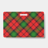 Snappy Clan Kerr Tartan Ausweis (Rückseite)