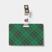 Snappy Clan MacLean Tartan Ausweis (Rückseite mit Clip)