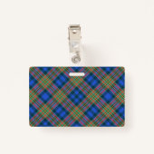 Snappy Clan MacLellan Tartan Ausweis (Rückseite mit Klammer)