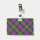 Snappy Clan MacLennan Tartan Ausweis (Rückseite mit Clip)
