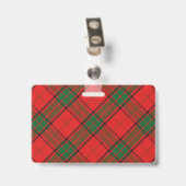 Snappy Clan Maxwell Tartan Ausweis (Rückseite mit Clip)