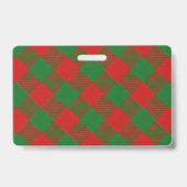 Snappy Clan Moncreiffe Tartan Ausweis (Rückseite)
