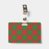 Snappy Clan Moncreiffe Tartan Ausweis (Rückseite mit Clip)