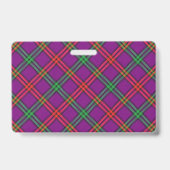 Snappy Clan Montgomery Tartan Ausweis (Rückseite)