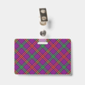 Snappy Clan Montgomery Tartan Ausweis (Rückseite mit Clip)
